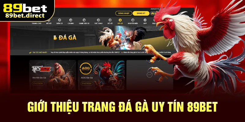 Giới thiệu trang đá gà uy tín 89bet